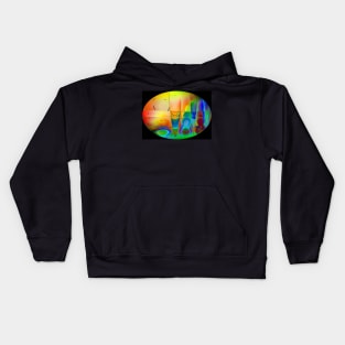 Colours in Reflection-Art Prints-Mugs,Cases,Duvets,T Shirts,Stickers,etc Kids Hoodie